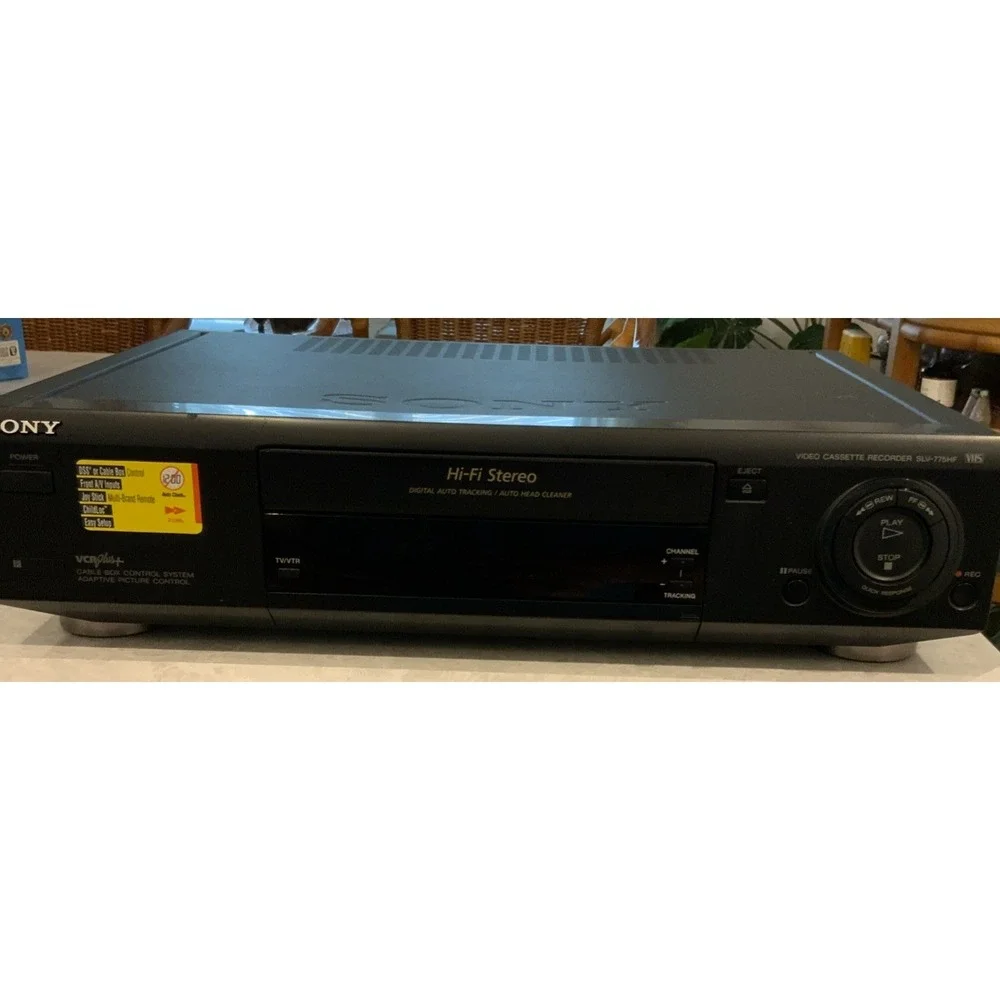 Sony SLV-775HF Hi-Fi Stereo 4-Head VCR VHS Player Recorder TESTED WORKS